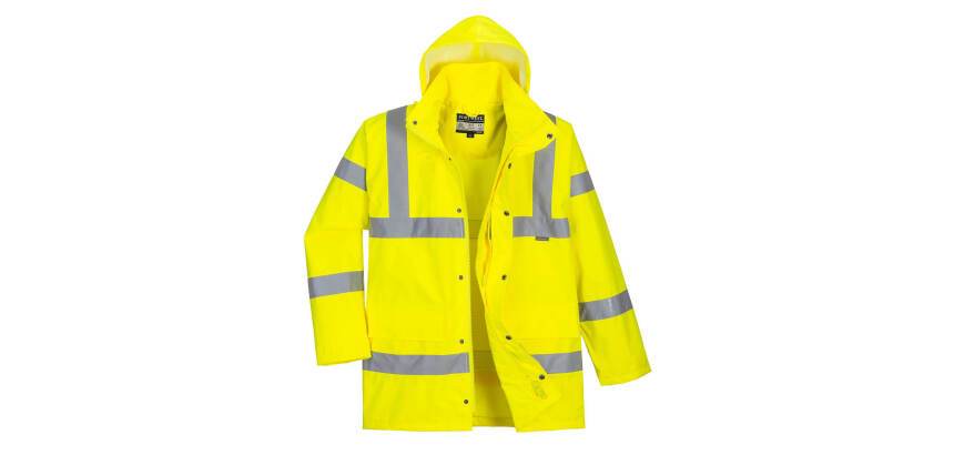 Portwest RT60 Giacca Rain Traffic traspirante Hi-Vis