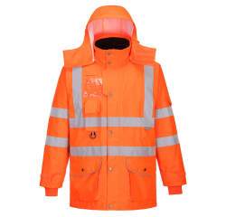 Portwest RT27 Parka Hi-Vis 7-en-1