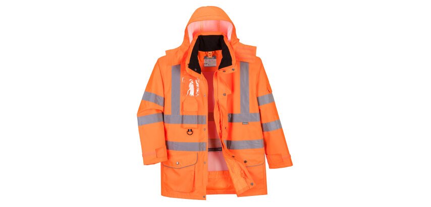 Portwest RT27 Parka Hi-Vis 7-en-1