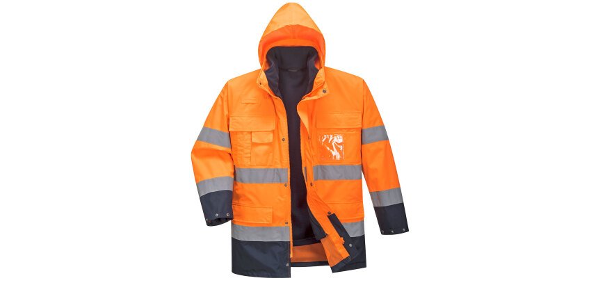 Portwest S162 Giacca Lite 3 in 1 Hi-Vis