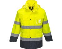 Portwest S162 Chaqueta bicolor de alta visibilidad 3 en 1 Lite