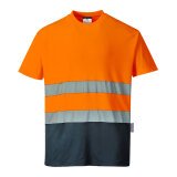 Portwest S173 T-Shirt S/S Bicolore Cotton Comfort Hi-Vis