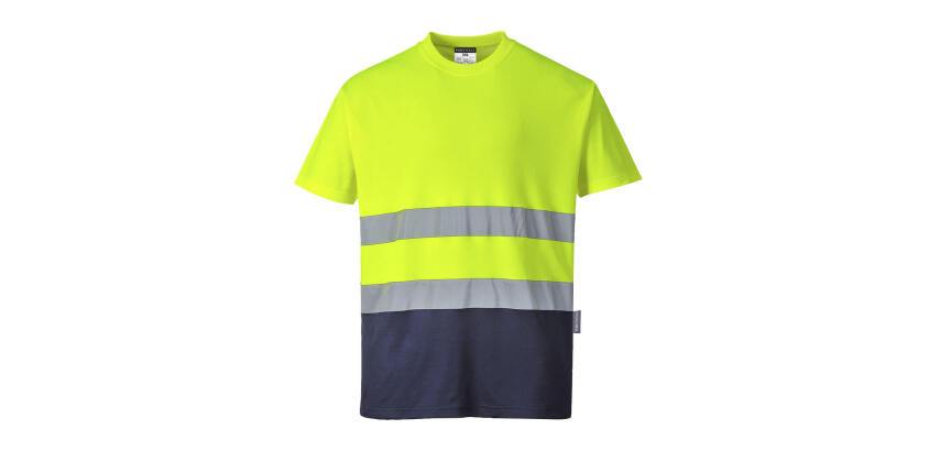 Portwest S173 T-Shirt Baumwolle Zweifarbig