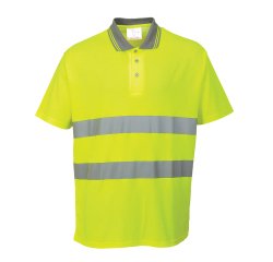 Portwest S171 Polo Cotton Comfort Hi-Vis S/S