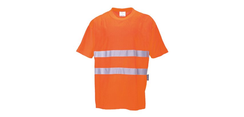 Portwest S172 T-shirt Cotton Comfort Hi-Vis