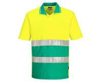 Portwest S175 Polo ligero bicolor de alta visibilidad, con manga corta
