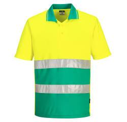 Portwest S175 Polo ligero bicolor de alta visibilidad, con manga corta