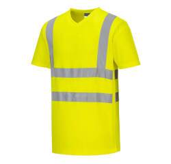 Portwest S179 T-shirt Mesh Cotton Comfort Hi-Vis