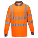 Portwest S271 Polo maniche lunghe Cotton Comfort Hi-Vis