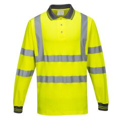 Portwest S271 Polo maniche lunghe Cotton Comfort Hi-Vis