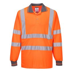 Portwest S277 Hi-Vis Lange Mouw Poloshirt