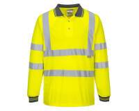 Portwest S277 Hi-Vis Lange Mouw Poloshirt