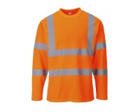 Portwest S278 Camiseta de alta visibilidad Cotton Comfort manga larga
