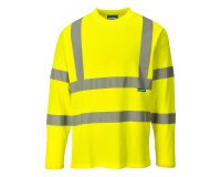 Portwest S278 Camiseta de alta visibilidad Cotton Comfort manga larga