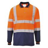 Portwest S279 Polo Bicolore maniche lunghe Hi-Vis