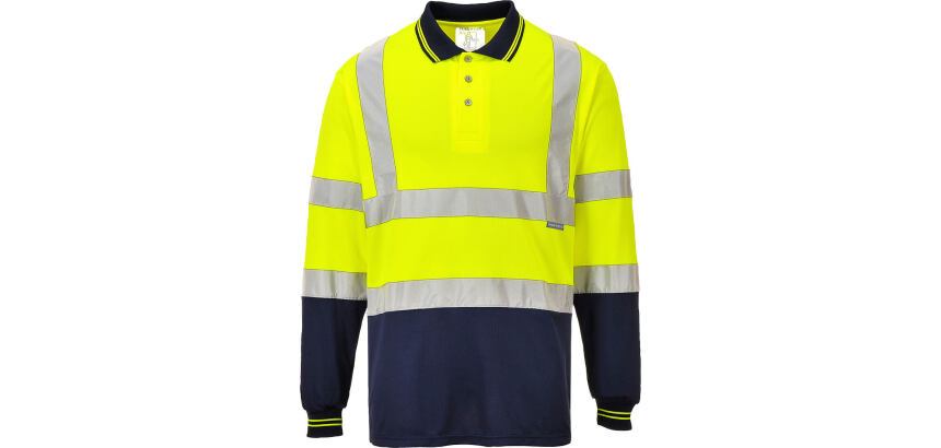 Portwest S279 Polo bicolore manches longues