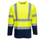 Portwest S280 T-Shirt Coton Comfort bicolore manches longues