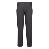 Portwest S232 Pantalon Chino Slim Stretch extensible Gris Métal - Taille 40 - Standard