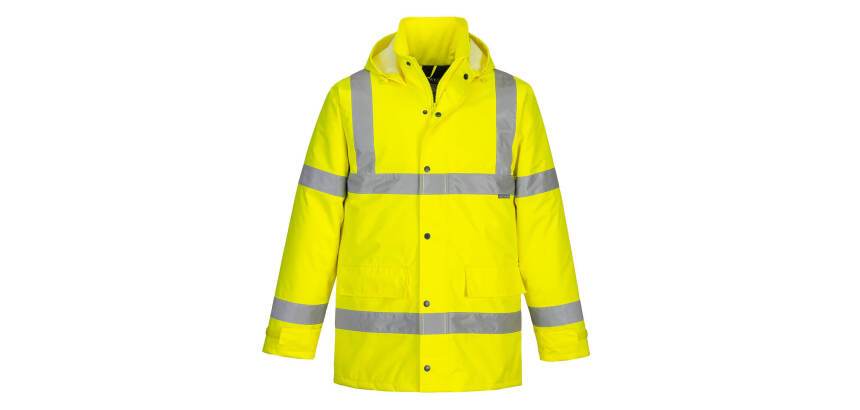 Portwest S460 Hi-Vis Traffic Winter Parka