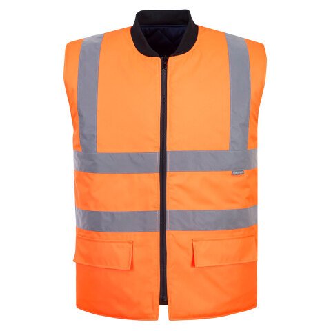 Portwest S469 Chaleco de calor de alta visibilidad reversible Orange - Talla 5XL