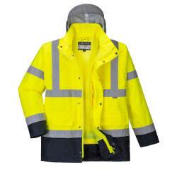 Portwest S471 Parka Hi-Vis bicolore contrastée Trafic 4 en 1