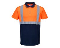 Portwest S479 Polo alta visibilidad manga corta Contrast