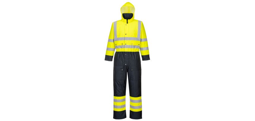 Portwest S485 Contrast Hi-Vis Quilted Coverall