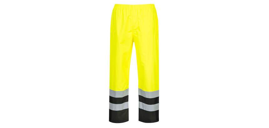 Portwest S486 Pantaloni Traffic bicolore Hi-Vis