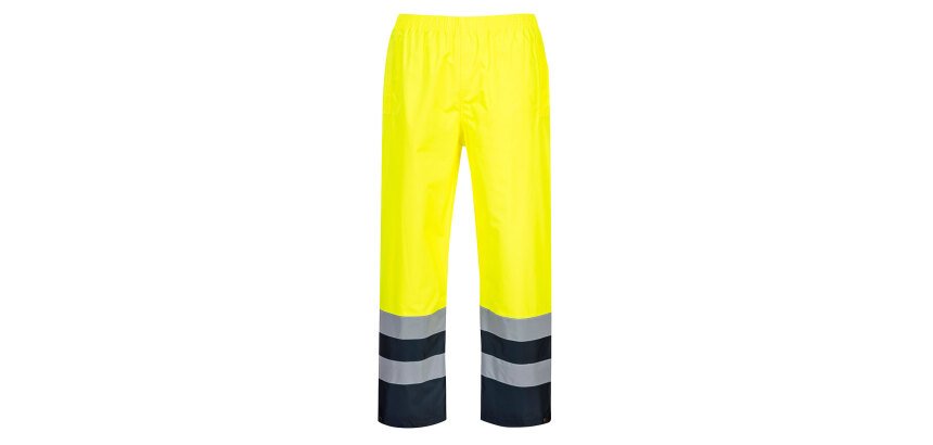 Portwest S486 Pantaloni Traffic bicolore Hi-Vis