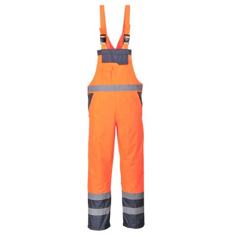 Portwest S488 Peto de alta visibilidad transpirable Contrast Rain Orange/Marine - Talla XXXL