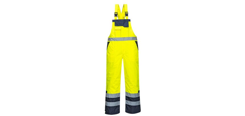 Portwest S489 Salopette Hi-Vis bicolore - foderata