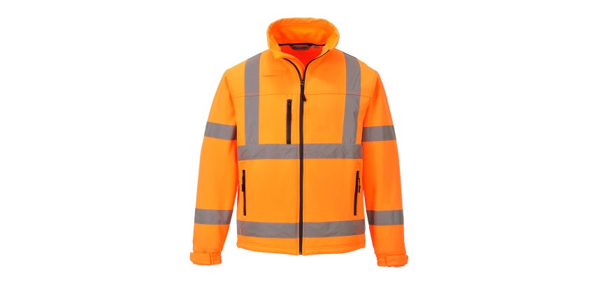 Portwest S424 Veste softshell Classic Hi-Vis (3 couches)