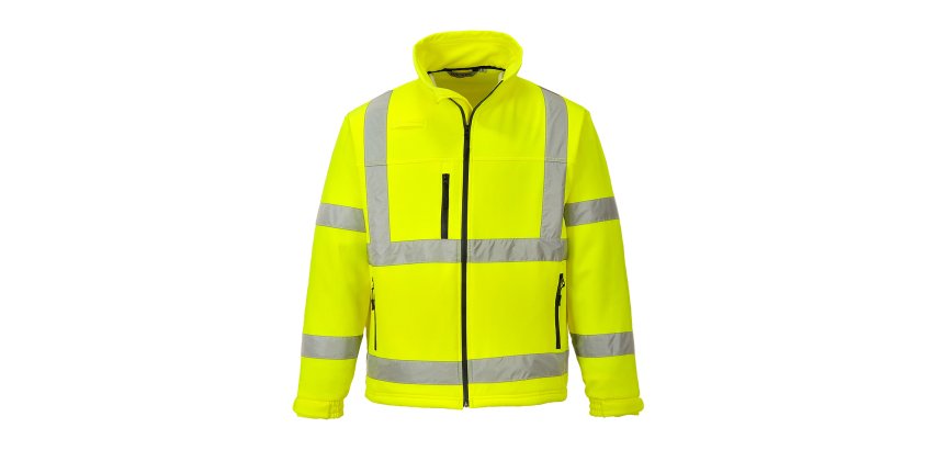 Portwest S424 Classic Hi-Vis Softshell Jacket (3 layers)