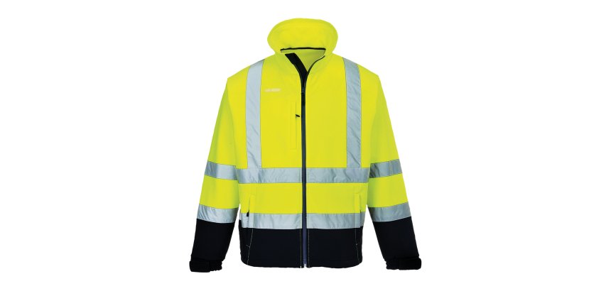 Portwest S425 Sofshell Bicolore Hi-Vis (3L)