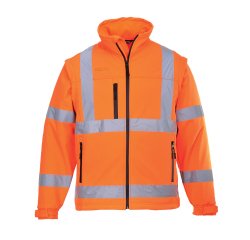 Portwest S428 Softshell 2 en 1 de alta visibilidad (3 capas)