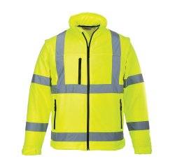 Portwest S428 Blouson HiVis Softshell (3 couches) Jaune - Taille S