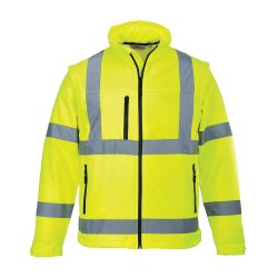 Portwest S428 Softshell 2 en 1 de alta visibilidad (3 capas)