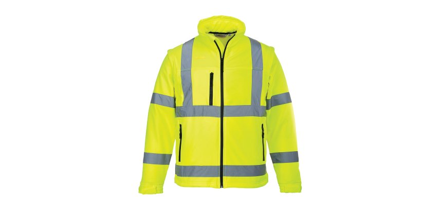 Portwest S428 Blouson HiVis Softshell (3 couches) Jaune - Taille S