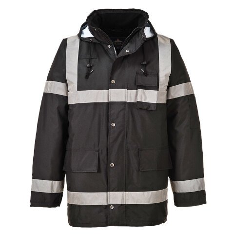 Portwest S433 Chaqueta Iona Lite Traffic Noir - Talla 4XL