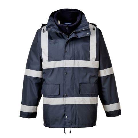 Portwest S431 Chaqueta 3 en 1Iona Lite Traffic Marine - Talla XS