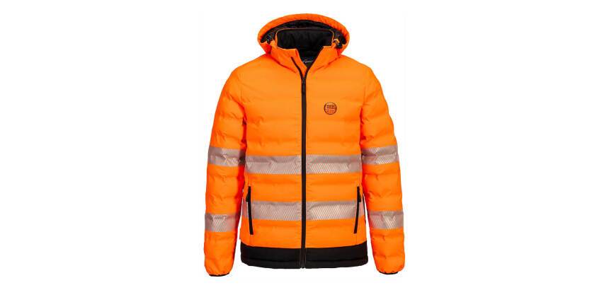 Portwest S548 Doudoune chauffante HV avec capuche