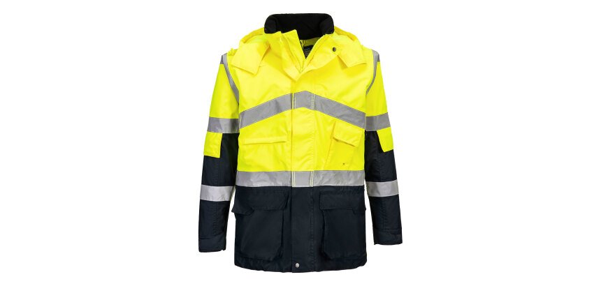 Portwest S760 Chubasquero de alta visibilidad transpirable Contrast