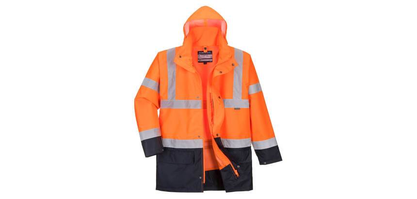 Portwest S766 Giacca Essential Hi-Vis bicolore 5 in 1