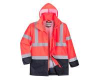 Portwest S768 Parka 5 en 1 de alta visibilidad Contrast Executive