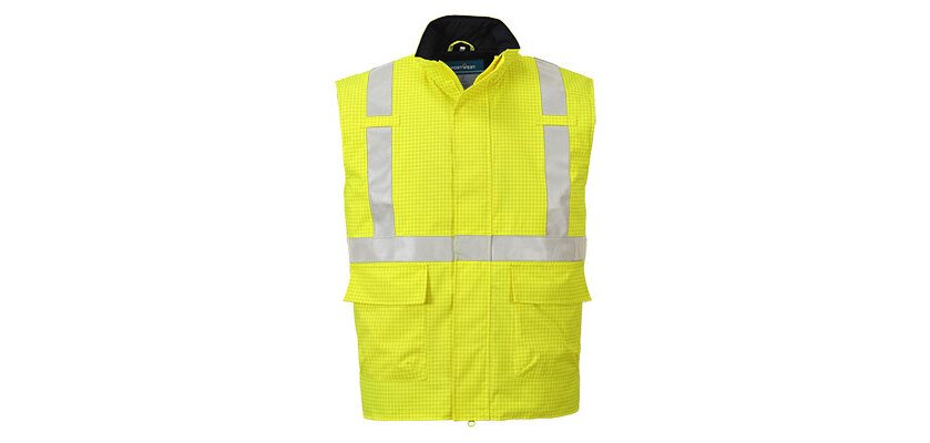 Portwest S776 Bodywarmer Hi-Vis Bizflame Antistatic and FR