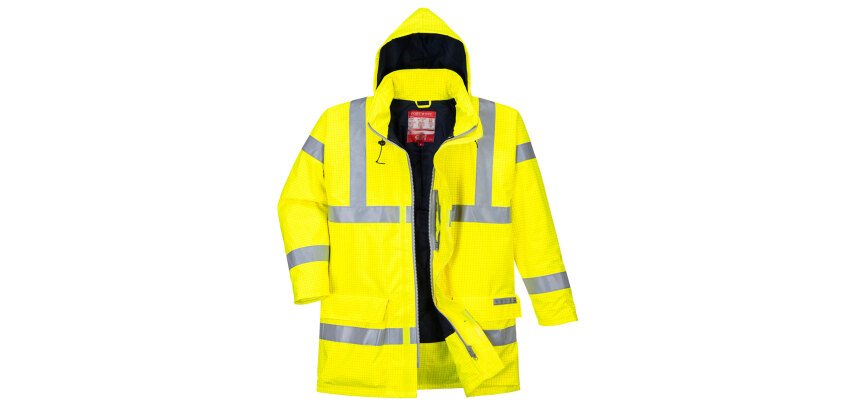 Portwest S778 Parka Bizflame Rain Hi-Vis multirisque