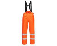 Portwest S780 Pantalón de alta visibilidad sin forro, resistente a la llama y antiestático Bizflame Rain