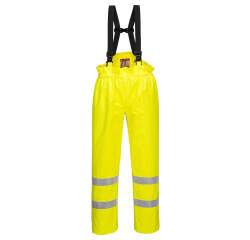 Portwest S780 Pantalon Bizflame Rain non doublé Hi-Vis Antistatique FR