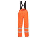 Portwest S781 Pantalón de alta visibilidad con forro, resistente a la llama y antiestático Bizflame Rain