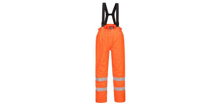 Portwest S781 Pantalone Bizflame Rain foderato - multinorma Hi-Vis
